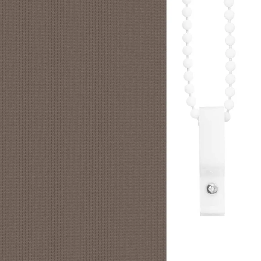 Store enrouleur occultant café 125x130cm largeur du tissu - 10