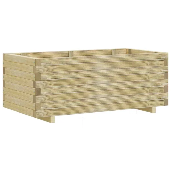 Lit surélevé rectangulaire 100x50x40 cm bois