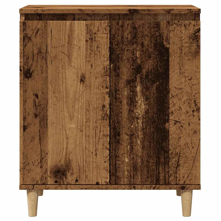 Buffet vieux bois 60x35x70 cm bois d'ingénierie - 4