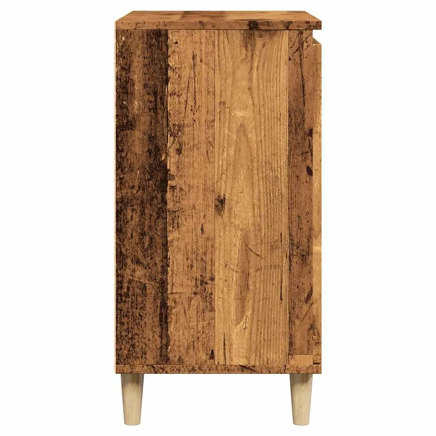 Buffet vieux bois 60x35x70 cm bois d'ingénierie - 5