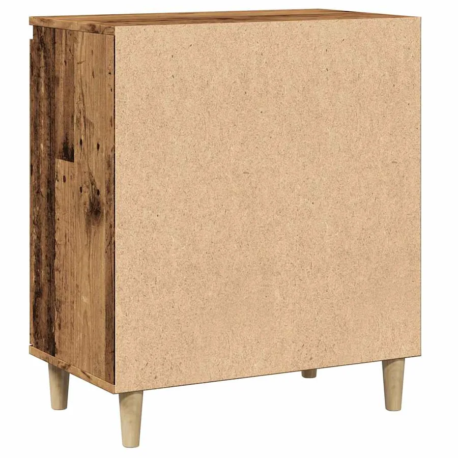 Buffet vieux bois 60x35x70 cm bois d'ingénierie - 6