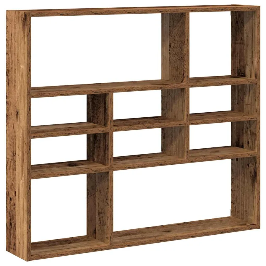 Étagère murale vieux bois 90x16x78 cm bois d'ingénierie - 2