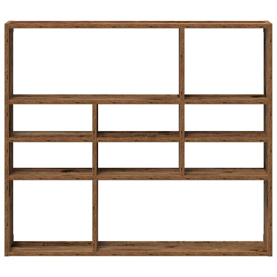 Étagère murale vieux bois 90x16x78 cm bois d'ingénierie - 4