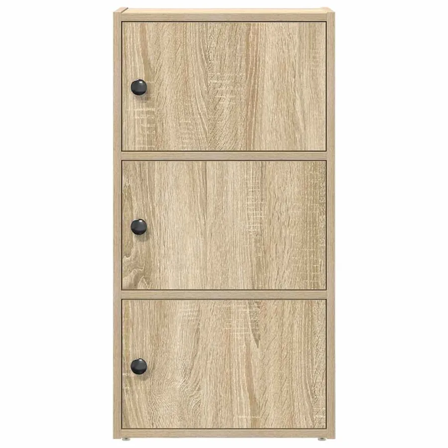 Bibliothèque chêne sonoma 40x24x77 cm bois d'ingénierie - 4