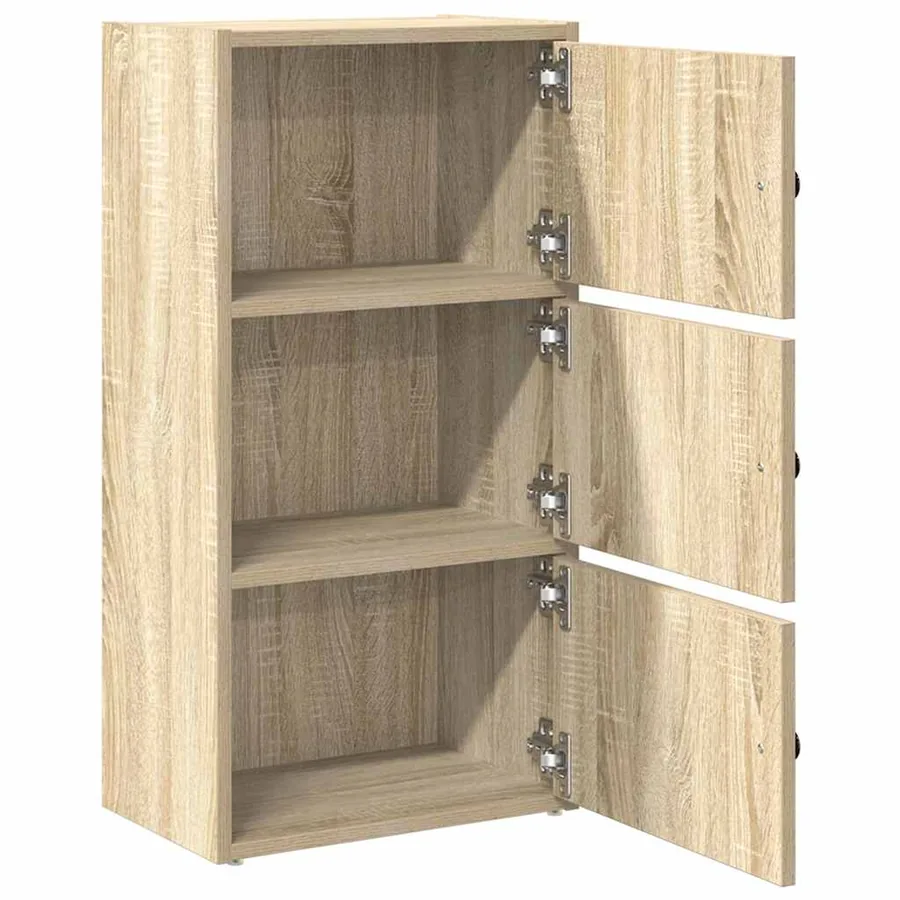 Bibliothèque chêne sonoma 40x24x77 cm bois d'ingénierie - 5