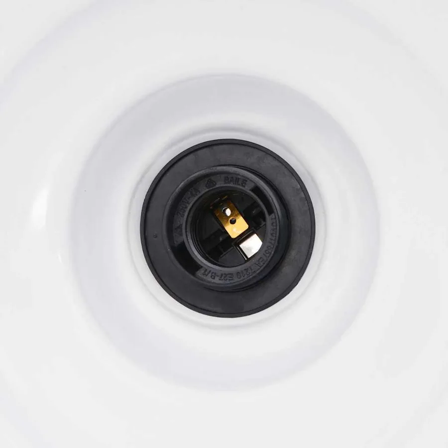 Lampe suspendue réglable hauteur E27 vert brillant Ø 31cm métal - 10