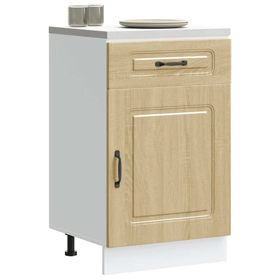 Armoire de cuisine Kalmar chêne sonoma bois d'ingénierie