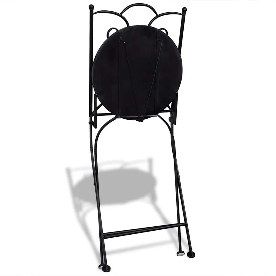 Ensemble de bistro 3 pcs Carreaux céramiques Bleu et blanc - 10