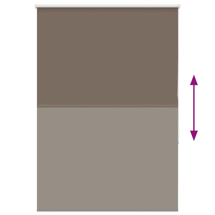 Store enrouleur occultant café 115x150cm largeur du tissu - 5