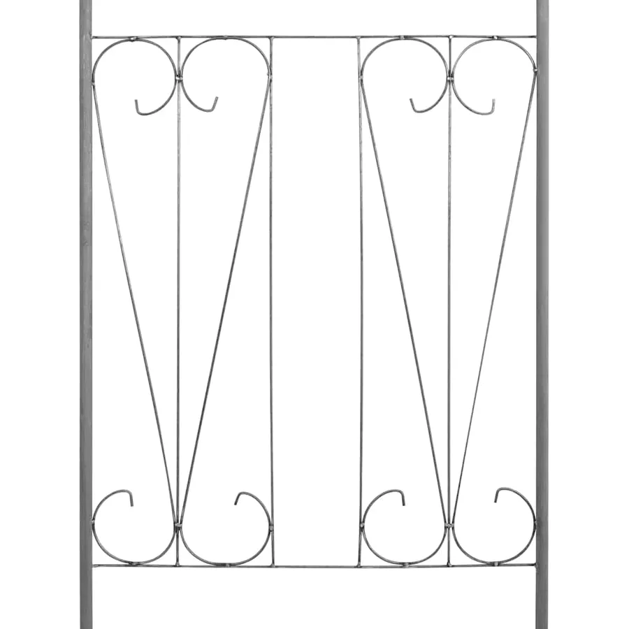 Arche de jardin Design de piquet plantes grimpantes Vert foncé - 7