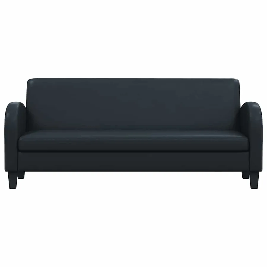 Ensemble de canapés 2 pcs cuir synthétique noir - 4