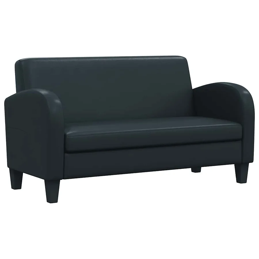 Ensemble de canapés 2 pcs cuir synthétique noir - 6