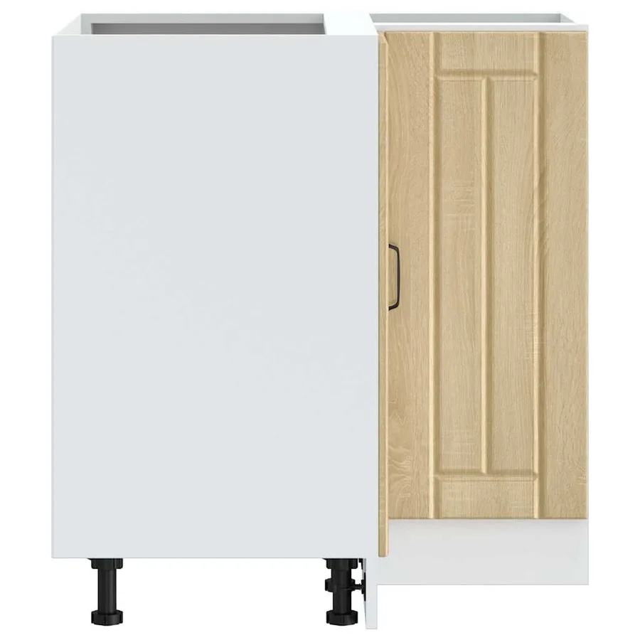 Armoire d'angle de cuisine Lucca chêne sonoma bois d'ingénierie - 7