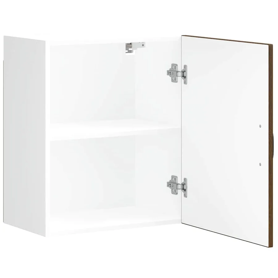 Armoires murales de cuisine 2 pcs Kalmar en bois d'ingénierie chêne brun - 7