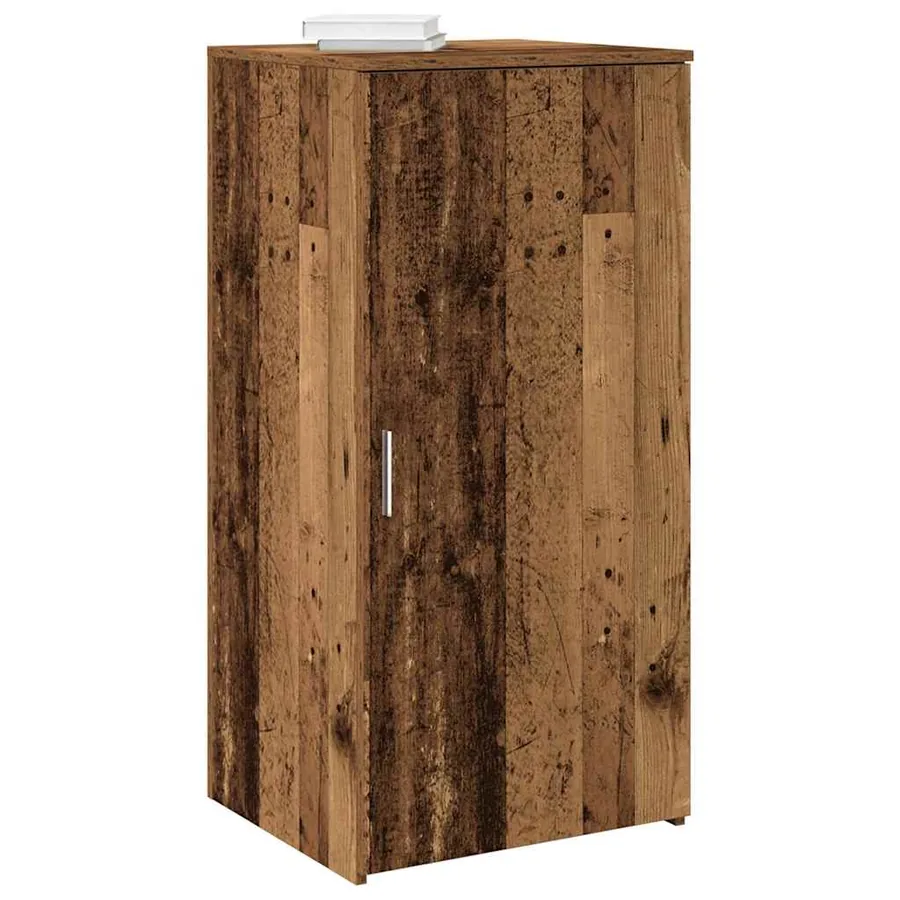 Armoire rangement vieux bois 50x45x103,5 cm bois d’ingénierie