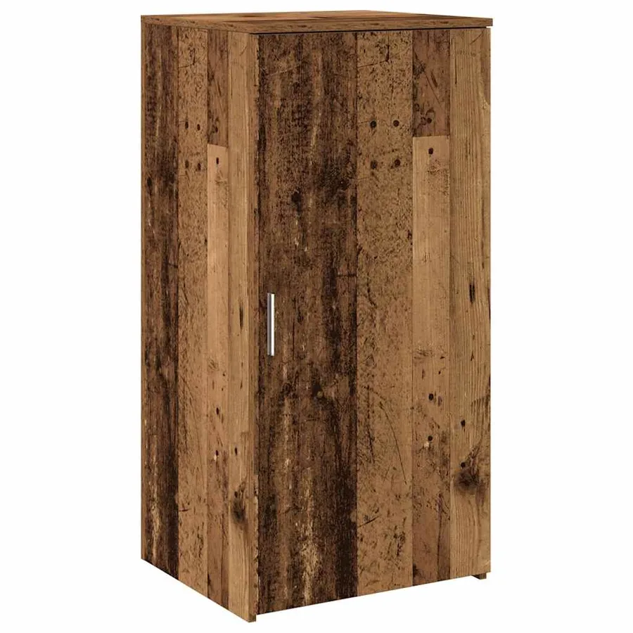 Armoire rangement vieux bois 50x45x103,5 cm bois d’ingénierie - 2