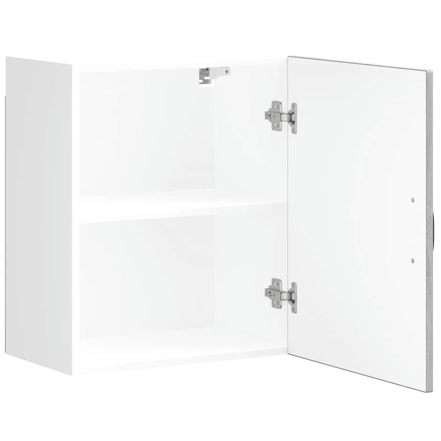 Armoires murales de cuisine 2 pcs Kalmar Gris Sonoma en bois d'ingénierie - 7