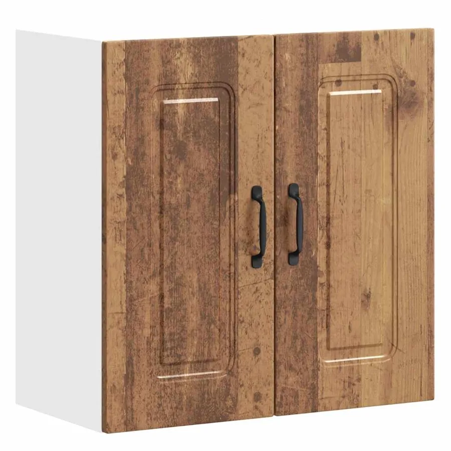 Armoire murale de cuisine Kalmar vieux bois bois d'ingénierie - 2