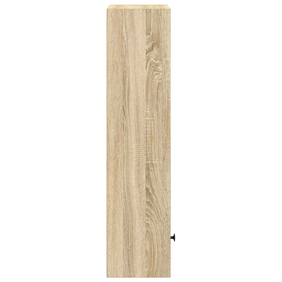 Bibliothèque chêne sonoma 31x24x102 cm bois d'ingénierie - 6