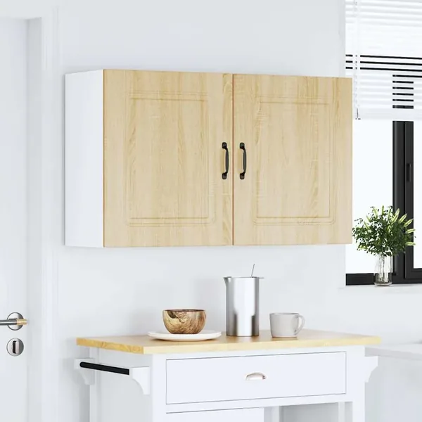 Armoires murales de cuisine 2 pcs Kalmar en chêne Sonoma bois d'ingénierie
