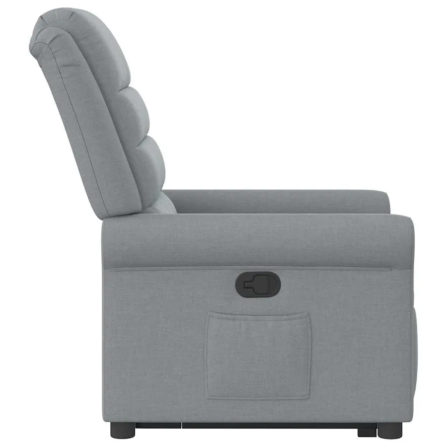 Fauteuil inclinable Gris clair Tissu - 6