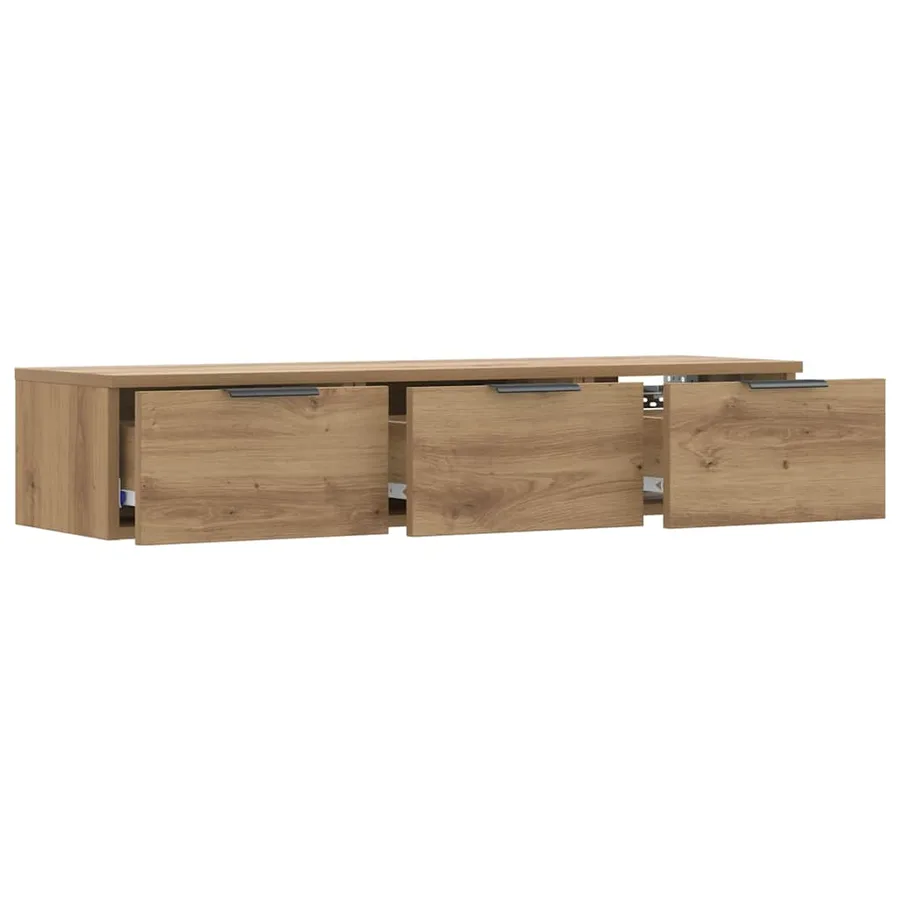 Armoire murale chêne artisanal 102x30x20 cm bois d'ingénierie - 4