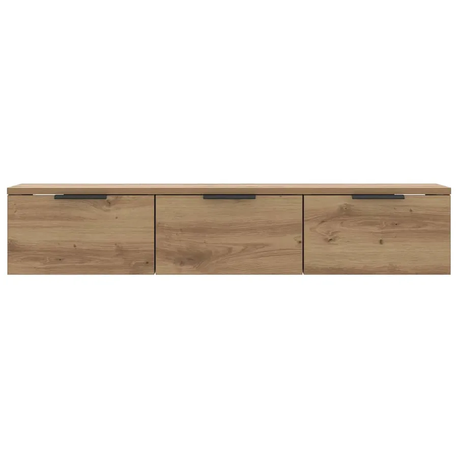 Armoire murale chêne artisanal 102x30x20 cm bois d'ingénierie - 5