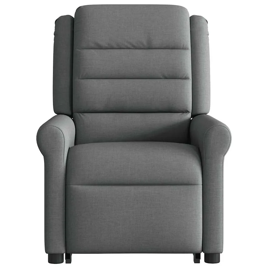 Fauteuil inclinable électrique gris foncé tissu - 5