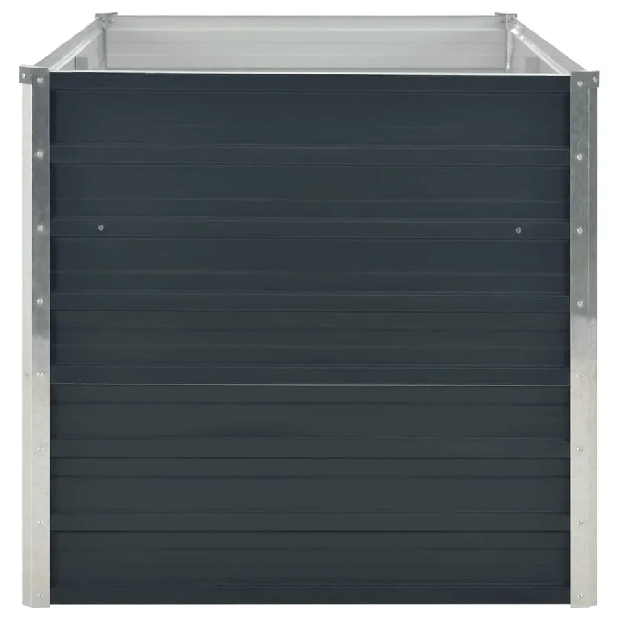 Jardinière surélevée Anthracite 160x80x77 cm Acier galvanisé - 5