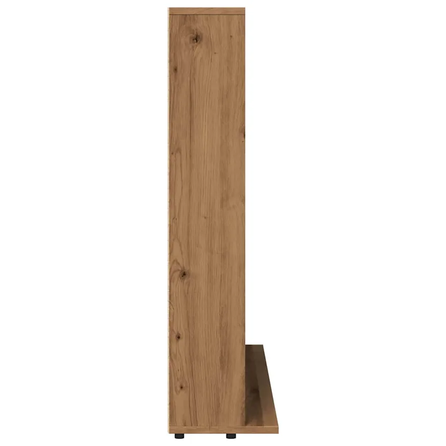Armoire à CD chêne artisanal 100x23x89,5 cm bois d'ingénierie - 6