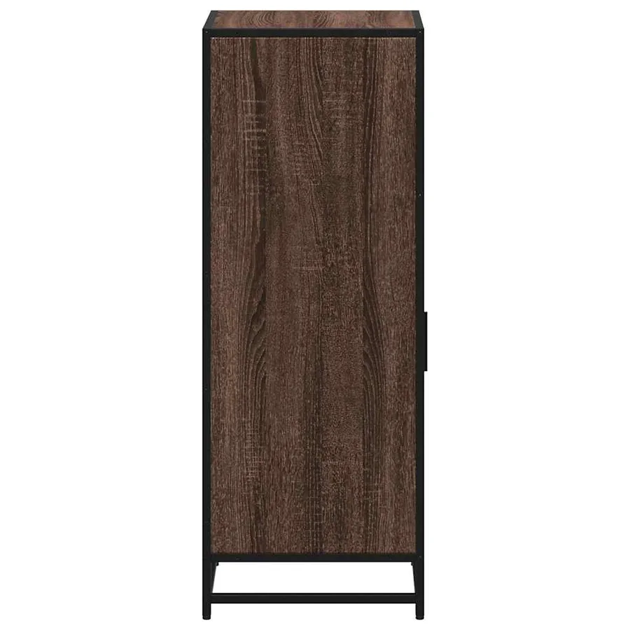 Armoire de bain chêne marron 35x37,5x100 cm bois d'ingénierie - 7