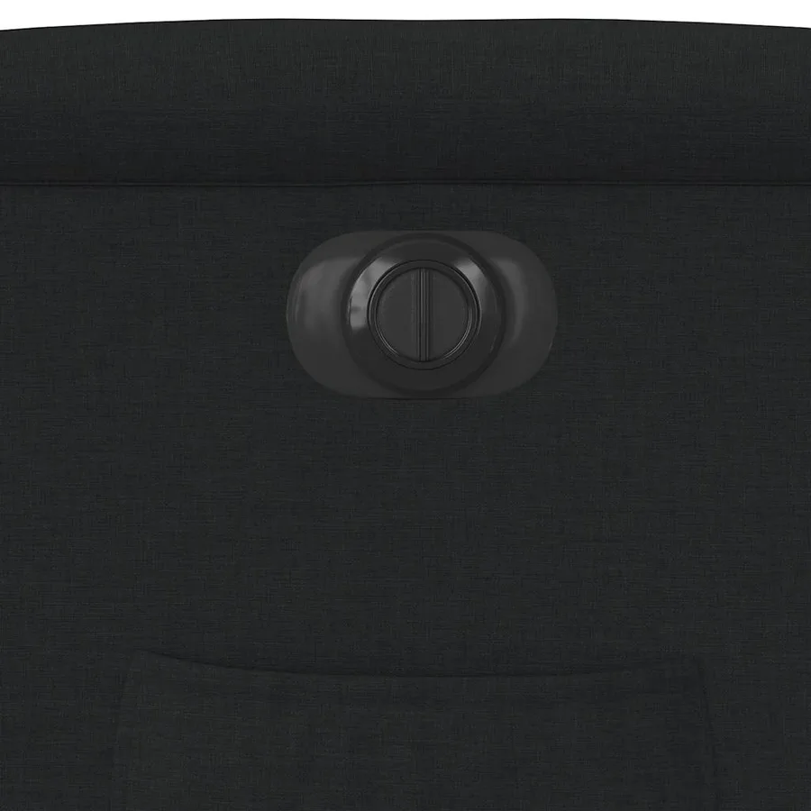 Fauteuil inclinable électrique Noir Tissu - 12