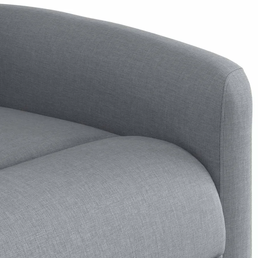 Fauteuil inclinable électrique Gris clair Tissu - 11