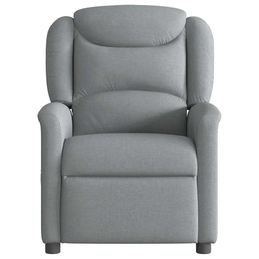 Fauteuil inclinable électrique Gris clair Tissu - 5