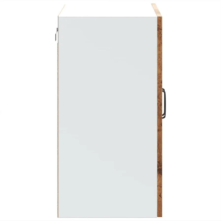 Armoire murale de cuisine avec porte en verre Kalmar vieux bois - 8