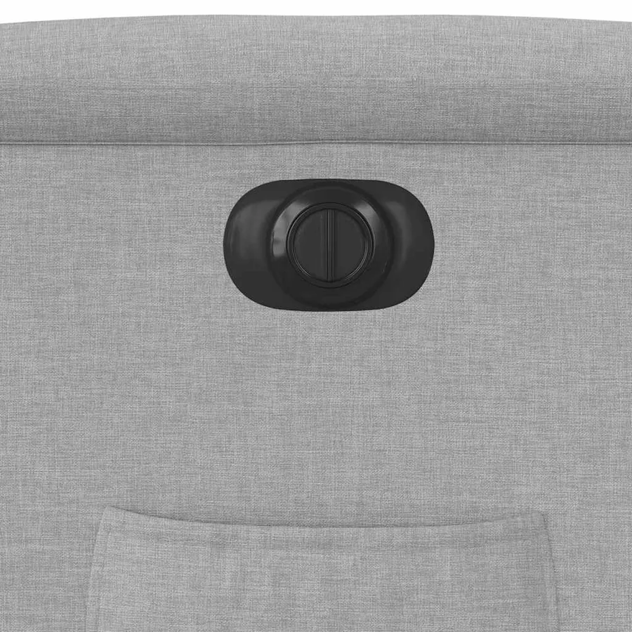 Fauteuil inclinable électrique gris nuage tissu - 12