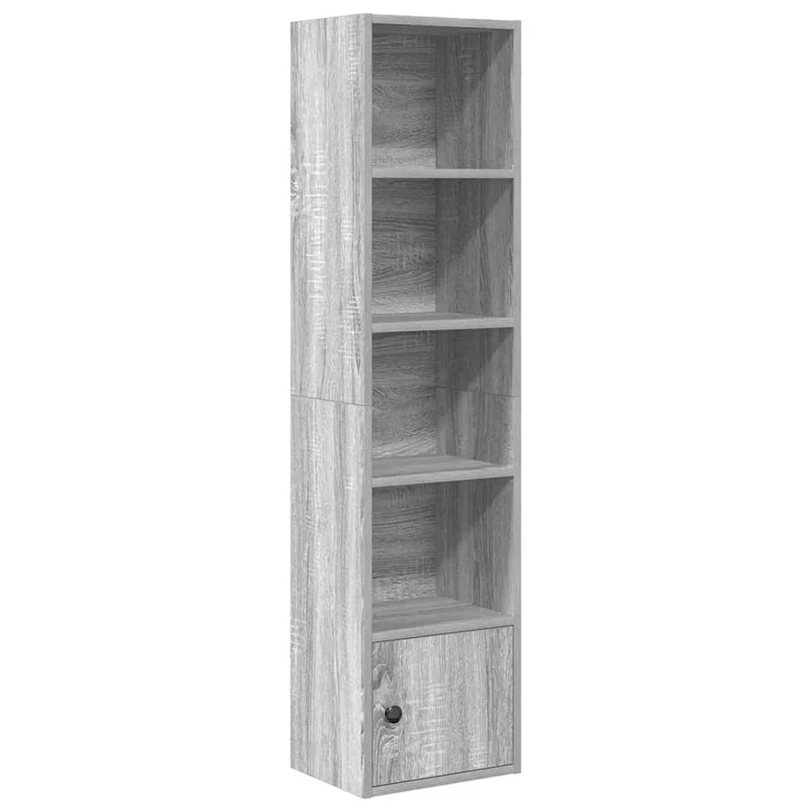 Bibliothèque sonoma gris 31x24x127 cm bois d'ingénierie - 2
