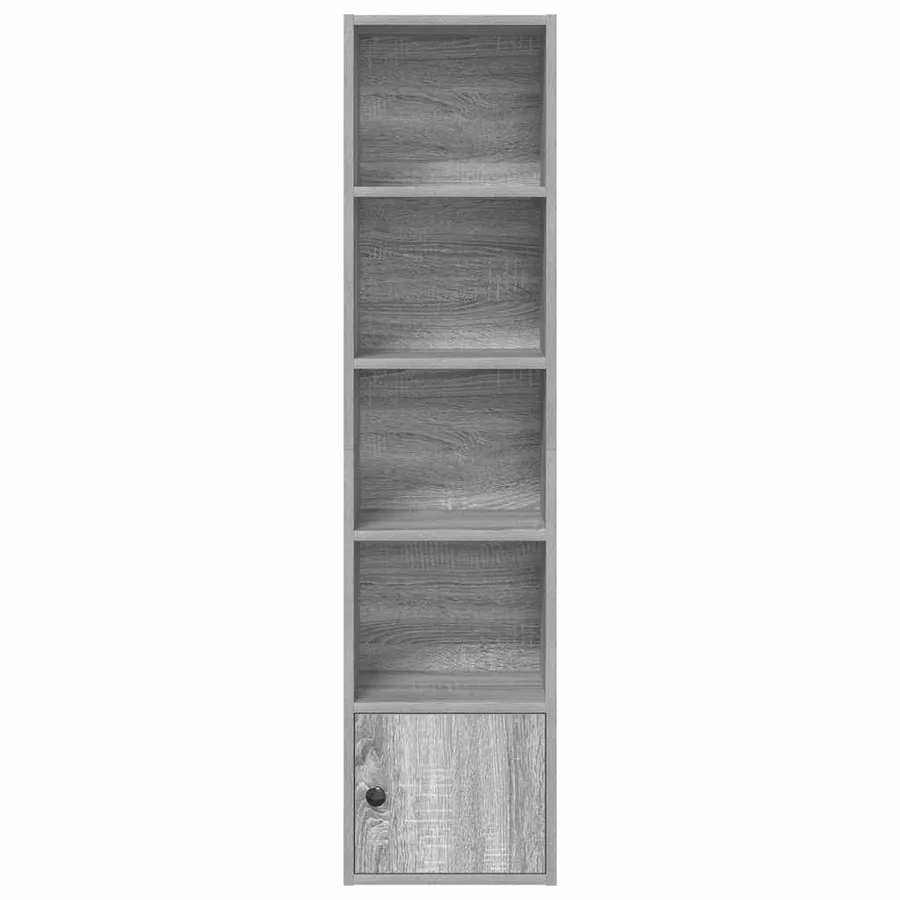Bibliothèque sonoma gris 31x24x127 cm bois d'ingénierie - 4