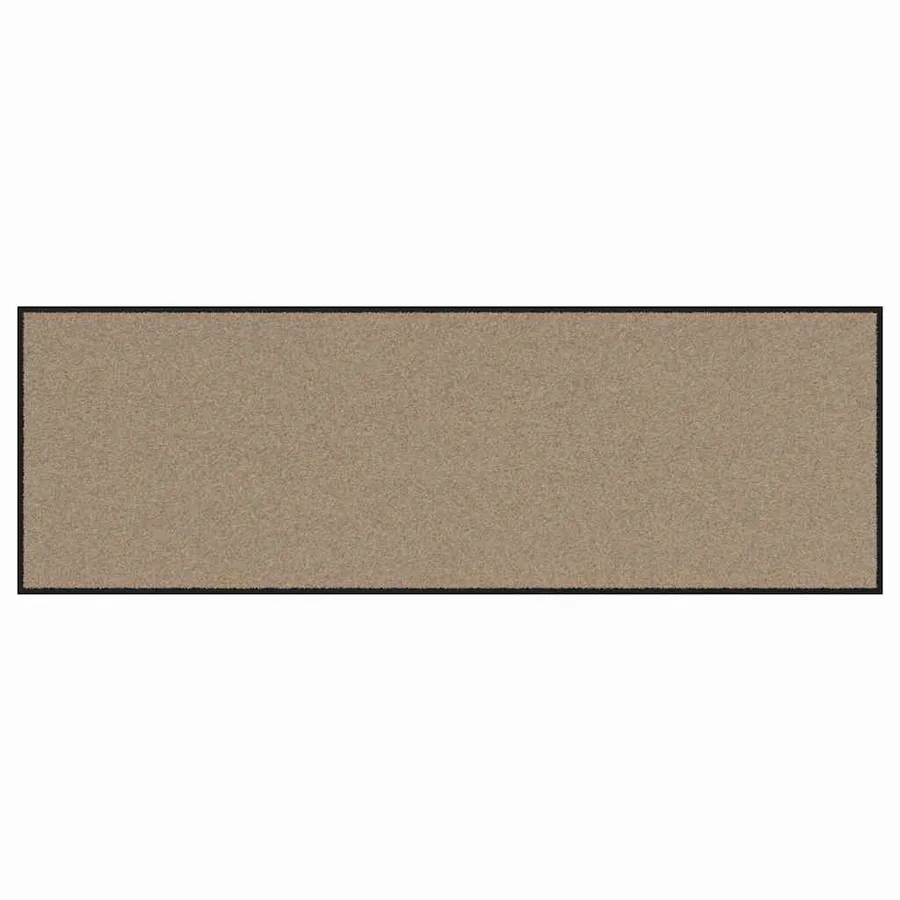 Tapis d'entrée Beige et Noir 60 x 180 cm 100% Polyamide - 2