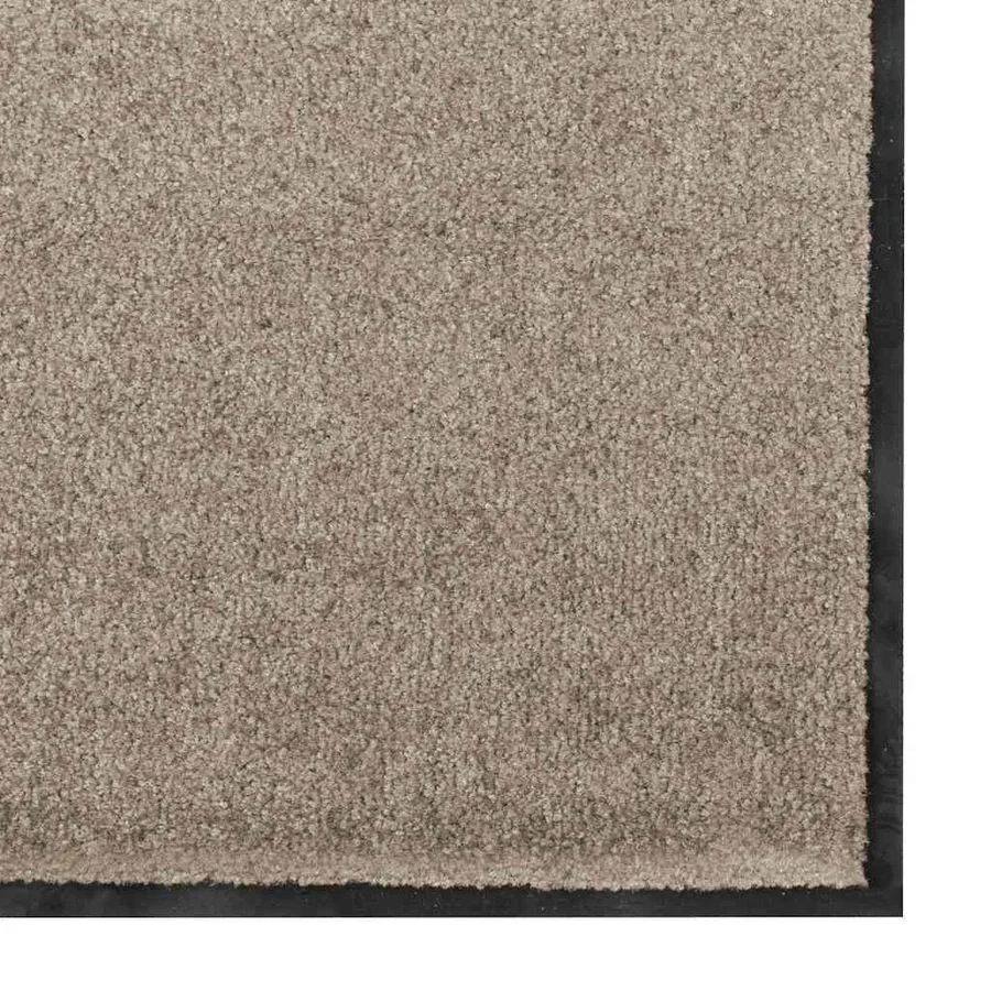 Tapis d'entrée Beige et Noir 60 x 180 cm 100% Polyamide - 4