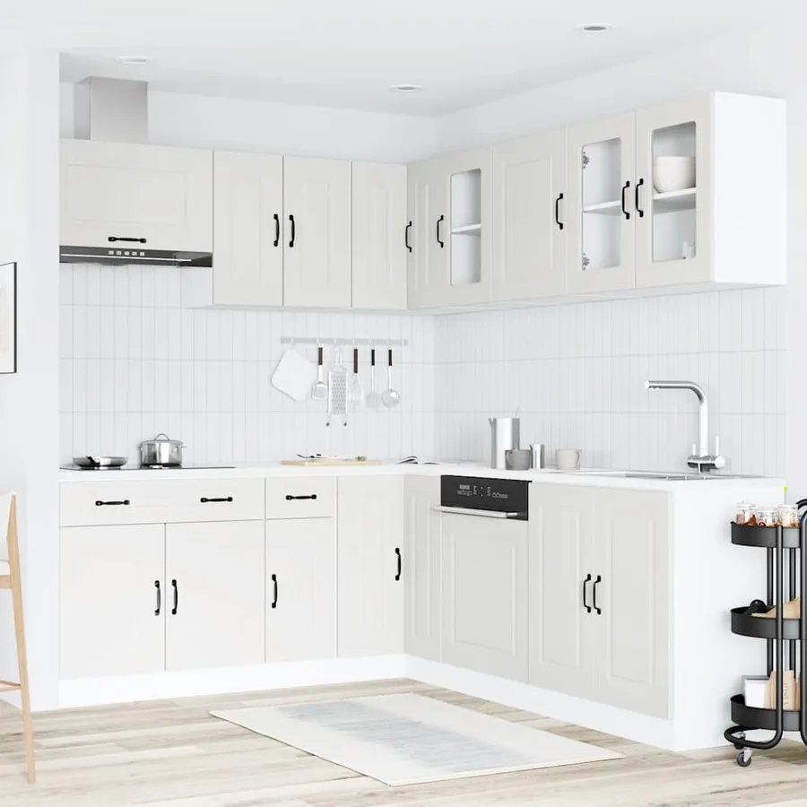Ensemble d'armoires de cuisine 11 pcs Kalmar bois d'ingénierie - 3