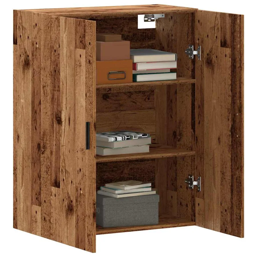 Armoire murale vieux bois 69,5x34x90 cm - 3