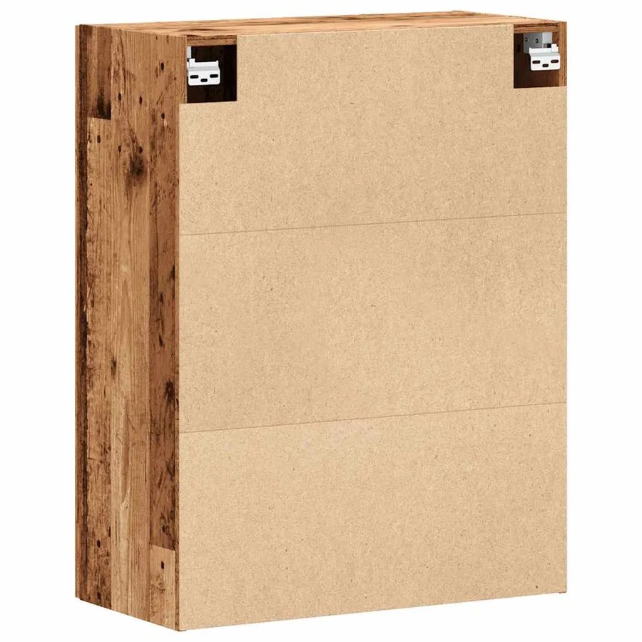 Armoire murale vieux bois 69,5x34x90 cm - 6