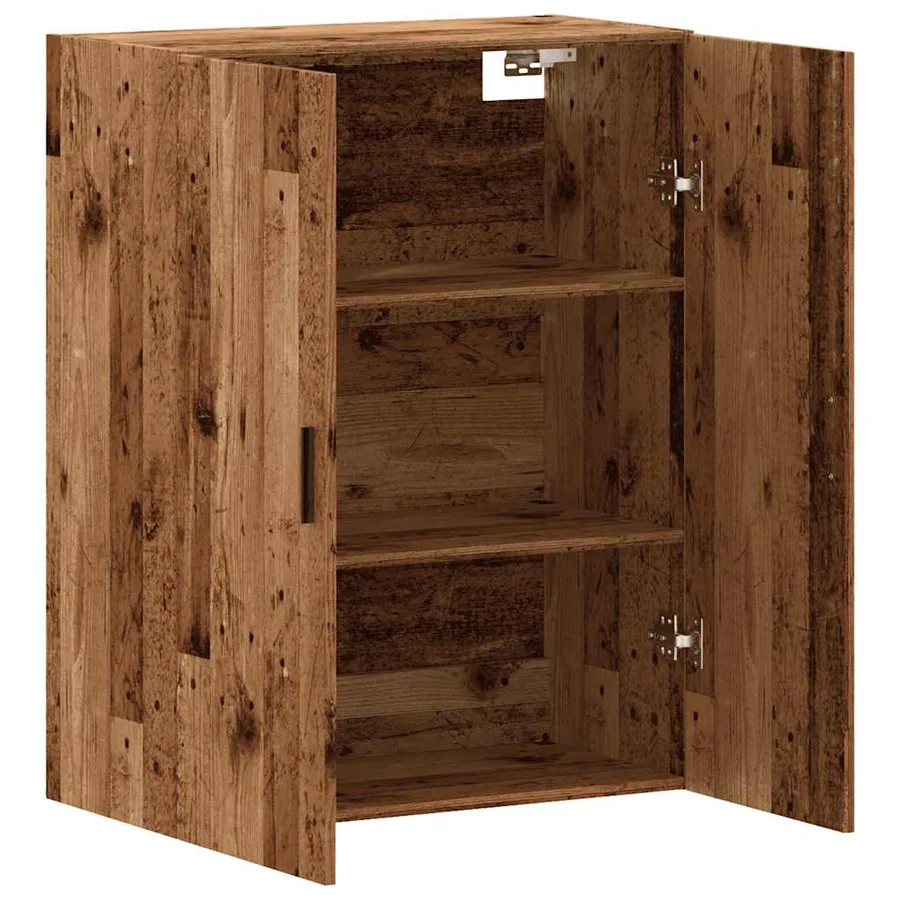 Armoire murale vieux bois 69,5x34x90 cm - 7