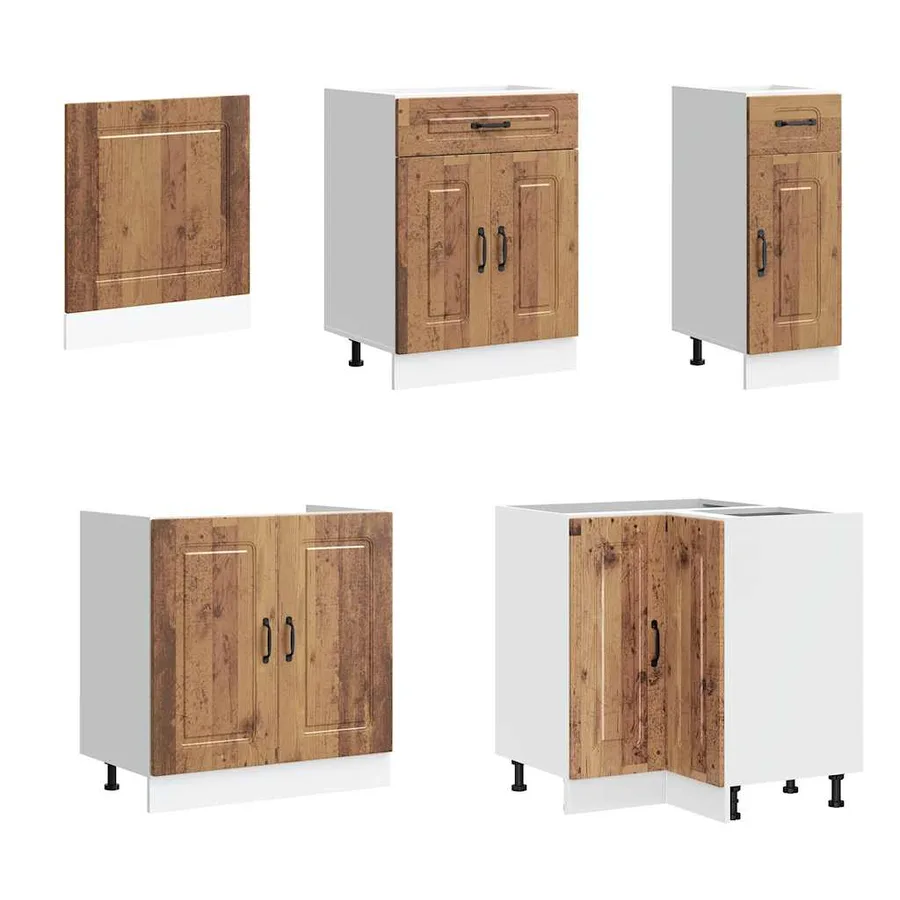 Ensemble d'armoires de cuisine 11 pcs Kalmar bois d'ingénierie - 4
