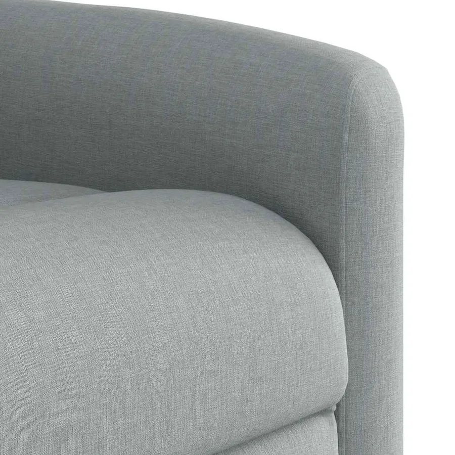Fauteuil inclinable électrique Gris clair Tissu - 11