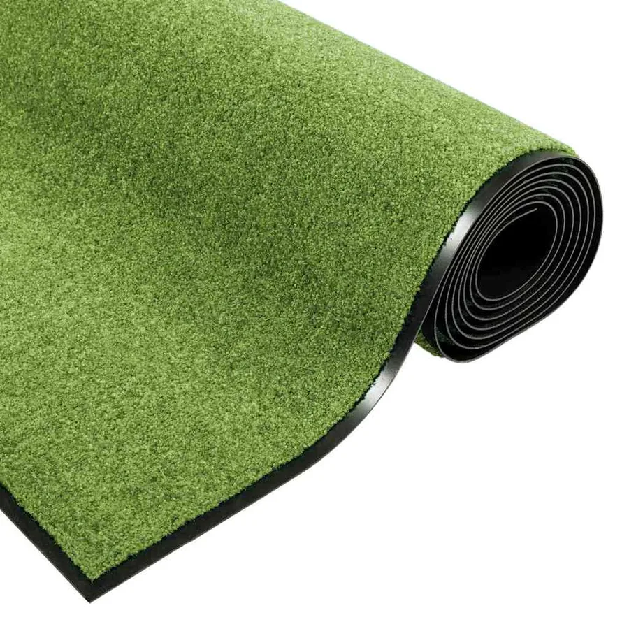 Tapis d'entrée Autre Vert et Noir 120 x 300 cm Polyamide et PVC - 4
