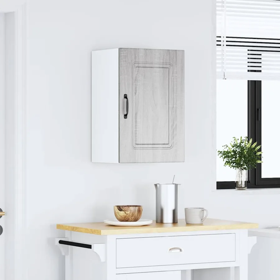Armoire murale de cuisine Kalmar sonoma gris bois d'ingénierie - 3