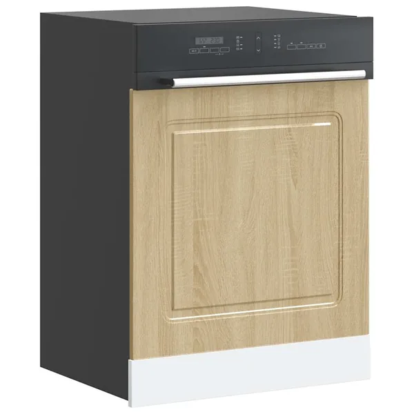 Panneau de lave-vaisselle Kalmar chêne sonoma 60x1,5x57 cm