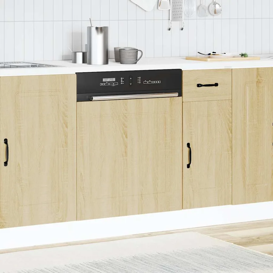Panneau de lave-vaisselle Kalmar chêne sonoma 60x1,5x57 cm - 3